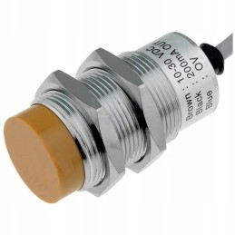 Indukcinis jutiklis m30 10 30vdc pnp nc 0 15mm kabelis