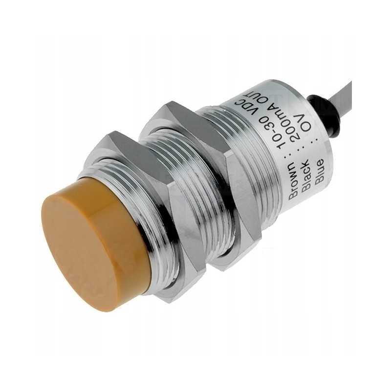 Indukcinis jutiklis m30 10 30vdc pnp nc 0 15mm kabelis