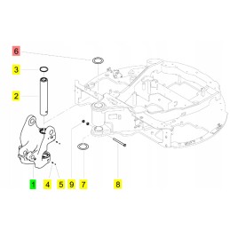 Yanmar poveržlė 90x130x0 8 sv60 vio50 vio57