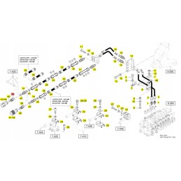 Yanmar spenelis sv85 sv120 tw75 tw85 tw110 v8 v120