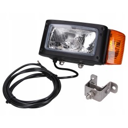 H4 tipo priekinis žibintas su omega laikikliu ir laidu