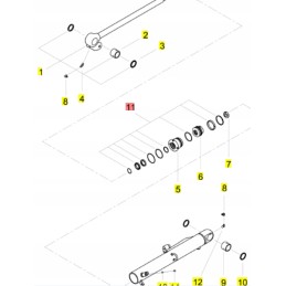 Yanmar pavaros sandariklio rinkinys