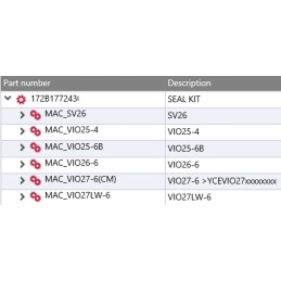 Yanmar pavaros sandariklio rinkinys