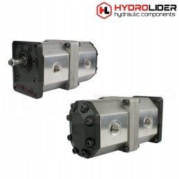 Dešinysis 2 sekcijų krumpliaratinis siurblys 33 33 cm3 hidrolideris