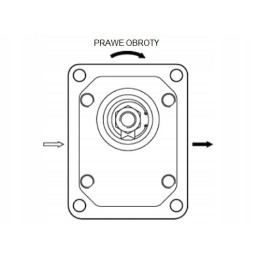 Dvigubas tandeminis hidraulinis siurblys, dešinė 33 26