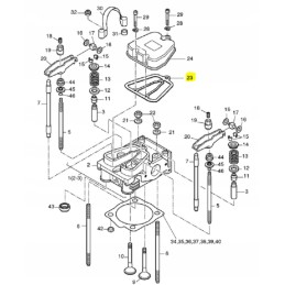 Hatz 1b40 1b50 vožtuvo dangtelio tarpiklis 05156401