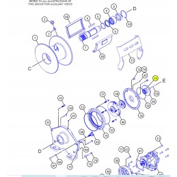 Polosi Cat Kop Lad Bearing Series CD 5P9439 CVA