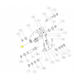 Kaušo pakabos kačių kaištis 428 432 cva