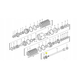 Galinis priekinis polo guolis volvo bl71 cva