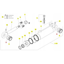 Yanmar paprastas guolis sv85 sv120 tl80 tl160