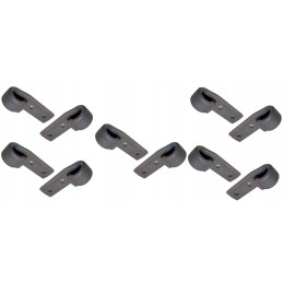 Poliamidinis brezentinis virvės kablys, 10 vnt