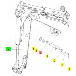 Yanmar rankos pagalvėlė 45x80x0 5 sv22 vio20