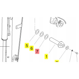 Yanmar rankos pagalvėlė 45x80x0 5 sv22 vio20