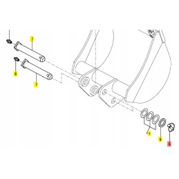 Yanmar kaiščio apsauga sv vio b