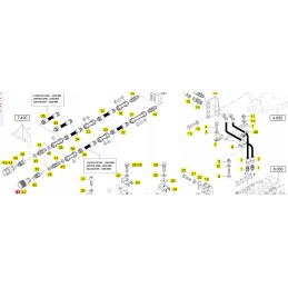 Yanmar vyriškos jungties kištukas 75w b110w sv85 sv120