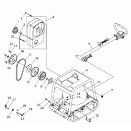Wacker dpu bpu dps skriemulių rinkinys 0047280