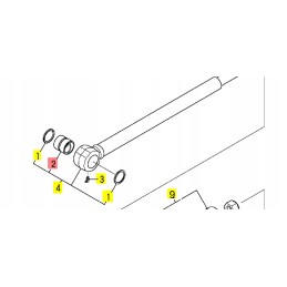 Yanmar pavaros galvutės įvorė vio20 vio57u