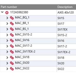 Yanmar vairo cilindro kaištis 40x120 sv15 sv22