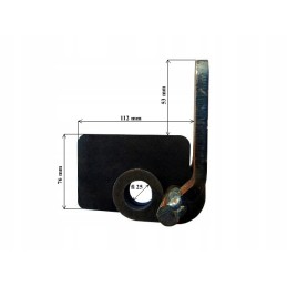 Apatinis lankstas ir apatinė šonų anga yra sustiprinti