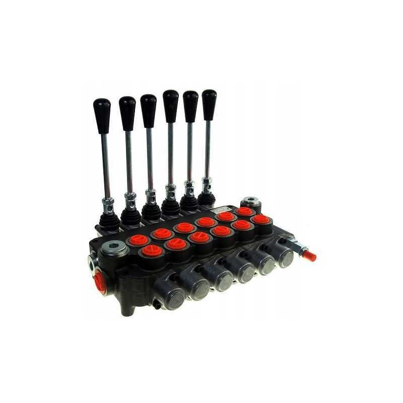 6 sekcijų hidraulinis skirstytuvas