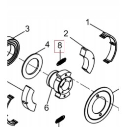 Sankabos spyruoklė dpu bpu 5000201724 0201724