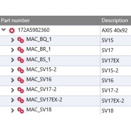 Yanmar vairo cilindro kaištis 40x92 sv15 sv18