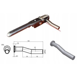 Pronar tipo apatinės atidarymo spyna su kaiščiu