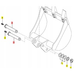 Yanmar kaušo kaištis