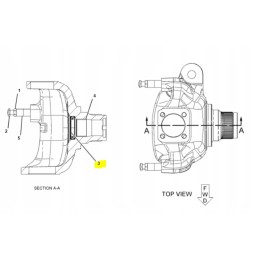 Jungiklio sandariklis cva ekskavatorinis krautuvas kat