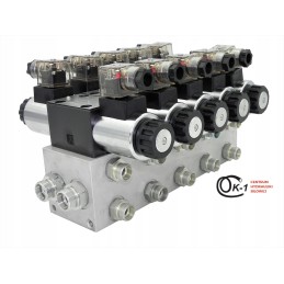 Hydro cetop skirstytuvas, 5 sekcijų, 60l, elektrinis, 12v