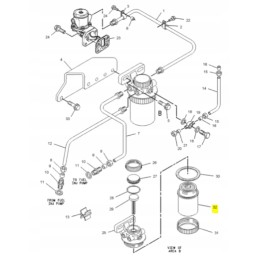 Kuro filtras cat 1596102 oem perkins