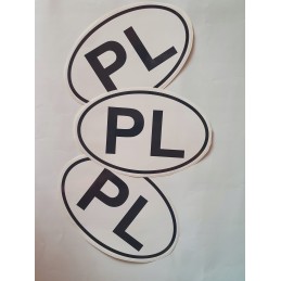 Lipdukas lipdukas automobilio pl emblema Lenkija 20cm
