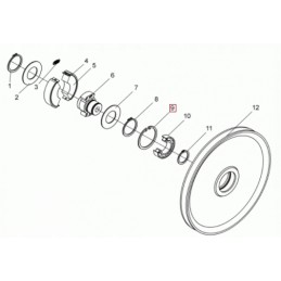 Sankabos tvirtinimo žiedas dpu 5002003826 2003826
