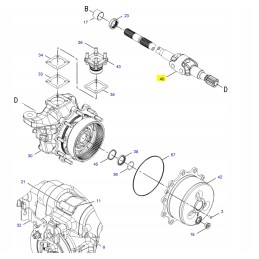 Ekskavatorius Krzyzak Polosi Cat 30 2x81 8