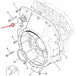 Kaištis įpurškimo siurbliui tvirtinti jcb 320 05183
