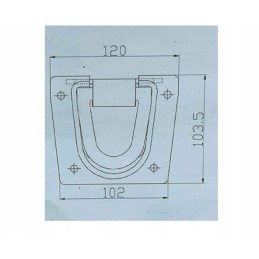 Kopėčių tvirtinimo dirželio laikiklis 2 tonos, labai tvirtas