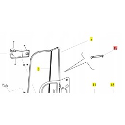 Yanmar dujinė spyruoklė vio23 vio27