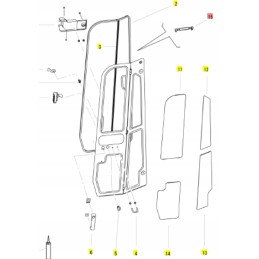 Yanmar dujinė spyruoklė vio23 vio27