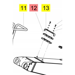 Yanmar laido laikiklis ant rankos sv60 vio50 57