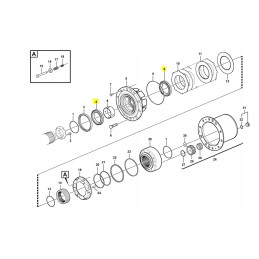 CVA volvo ekskavatoriaus guolis