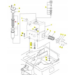 Yanmar hidraulinės alyvos filtras b15 b18