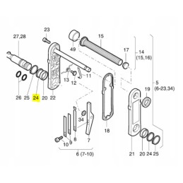 Hatz alkūninio mechanizmo poveržlė 03928610
