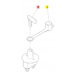 „Yanmar“ akumuliatoriaus raktas vio20 4 vio33u vio38u