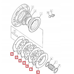 tarpikliai jcb 3cx 4cx 458 20285 458 20353