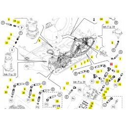 Yanmar reguliuojamas trišakis sv19vt sv60 a sv60 b