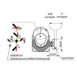 Vairasvirtė su mygtuku Indemar kamuoliui