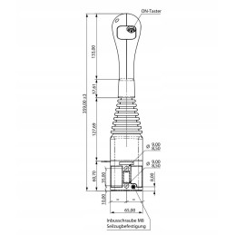 Vairasvirtė su mygtuku Indemar kamuoliui