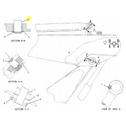 Cat 428c pavaros sujungimo kaištis 240x55 mm