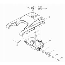 „Wacker BS rammers“ degalų pildymo angos dangtelis 5100030407