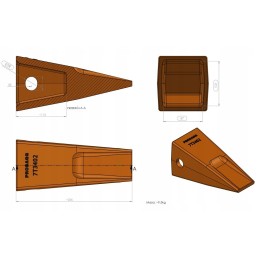 Dantų dangtelis j400 cat 7t 3402 7t3402